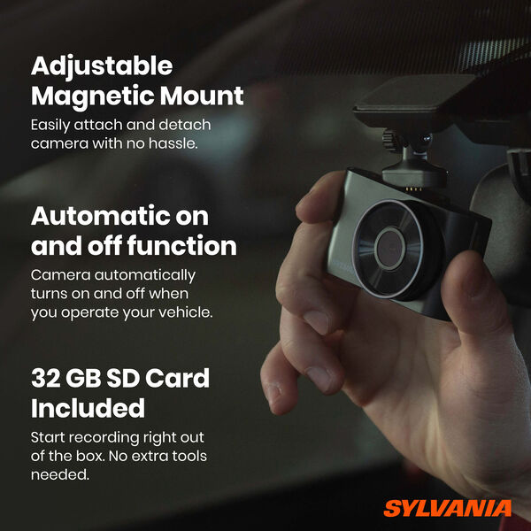 SYLVANIA Roadsight Basic Dash Camera, , hi-res